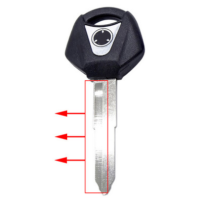 1 buc. lamă netăiată pentru motocicletă cheie goală embrion potrivită pentru YAMAHA YZF XJR1300 FJR1300 MT09 MT07 XJ6 TMax FZ6 FZ8 R3 R1 R6
