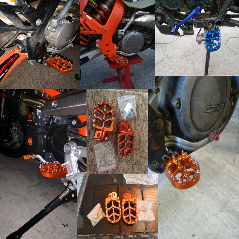 Sujete de picior pentru motocicletă Pedale de sprijin pentru picioare pentru KTM SX SXF EXC EXCF XC XCF XCW XCFW SMC 50 65 85 125 150 200 250 350 450 530