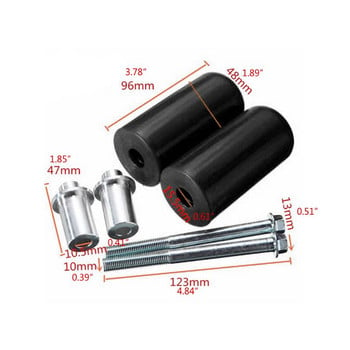 Νέο 1 σετ Universal Large Frame Sliders Sliders Anti Crash Protector Glue Stick