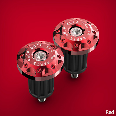 2 buc. Capete de bară pentru mâner de motocicletă mânere pentru ghidon din metal CNC pentru motociclete, mufă de contragreutate, glisor, mânere pentru biciclete cu motor, accesorii pentru bicicletă murdărie