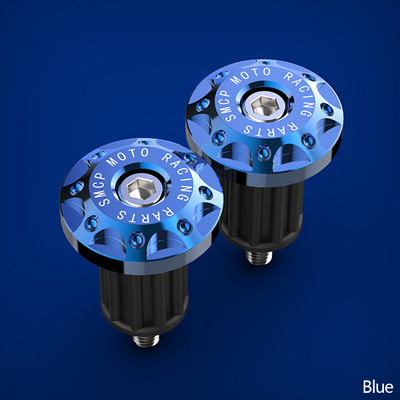 2 buc. Capete de bară pentru mâner de motocicletă mânere pentru ghidon din metal CNC pentru motociclete, mufă de contragreutate, glisor, mânere pentru biciclete cu motor, accesorii pentru bicicletă murdărie