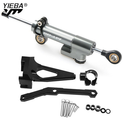 MT-09 Suport de fixare a amortizorului de direcție pentru motocicletă PENTRU YAMAHA MT09 MT FZ 09 FZ09 FZ-09 2013-2020 2019 2018 2017 2016 2015