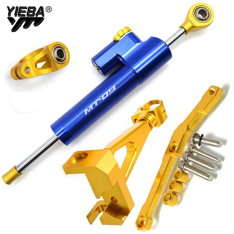 MT-09 Suport de fixare a amortizorului de direcție pentru motocicletă PENTRU YAMAHA MT09 MT FZ 09 FZ09 FZ-09 2013-2020 2019 2018 2017 2016 2015