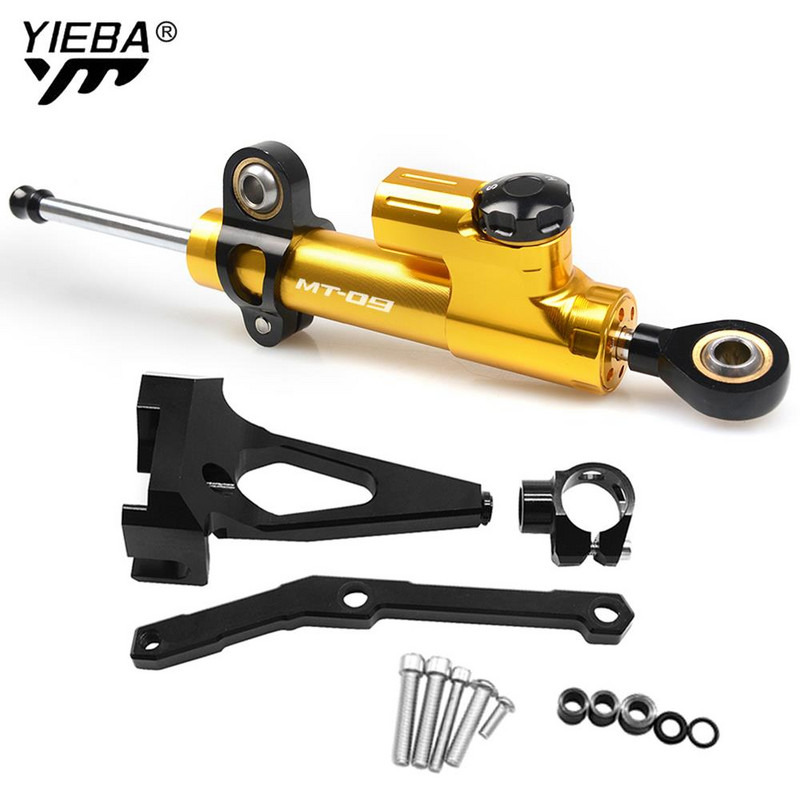 MT-09 Suport de fixare a amortizorului de direcție pentru motocicletă PENTRU YAMAHA MT09 MT FZ 09 FZ09 FZ-09 2013-2020 2019 2018 2017 2016 2015