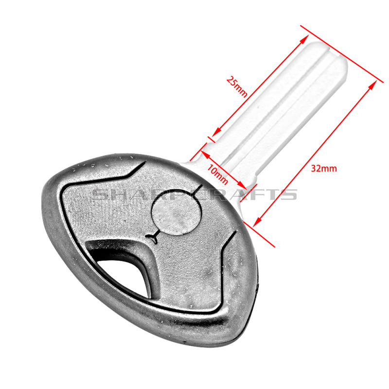 Chei negre/roșii pentru motocicletă Cheie goală Lamă netăiată pentru BMW S1000RR K1300S K1300R K1200R 1200RT 1200GS K1600GT K1600GTL