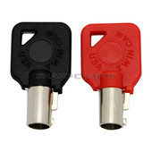 Cheie netăiată pentru motocicletă negru/roșu Lamă netăiată pentru Harley Touring Street Glide Road Glide Road King Dyna Softail Fat Boy V-Rod