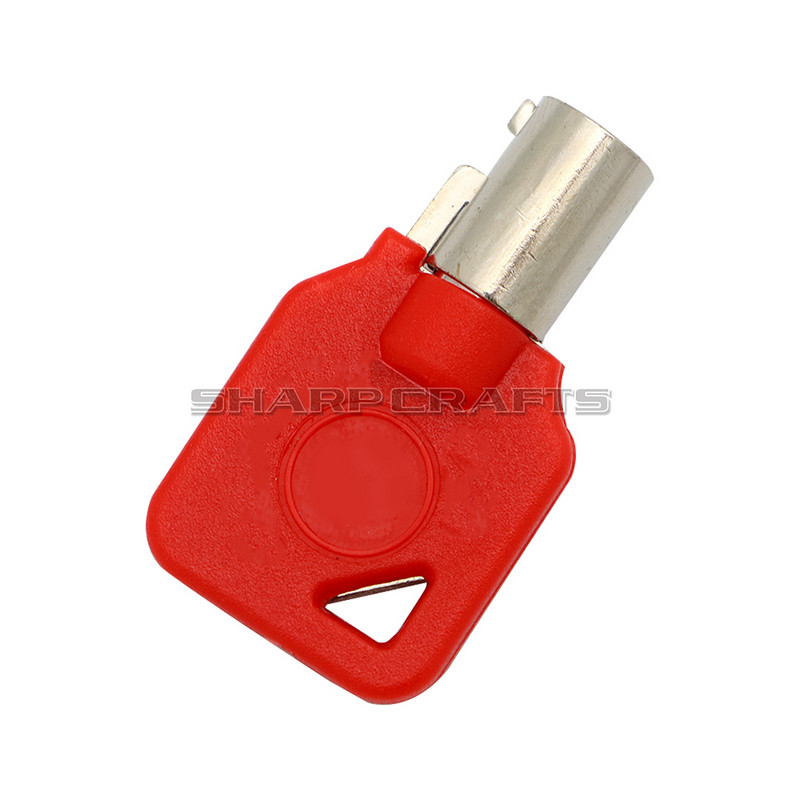 Cheie netăiată pentru motocicletă negru/roșu Lamă netăiată pentru Harley Touring Street Glide Road Glide Road King Dyna Softail Fat Boy V-Rod