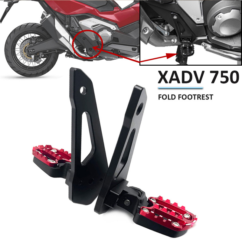 Potrivit pentru HONDA X-ADV 750 X ADV 750 XADV750 XADV 750 2021 2022 Accesorii pentru motociclete Sujere pentru picioare din spate pliabile Suport pentru picioare pasager