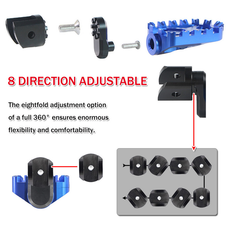 Suport pentru picioare pentru motociclete Suport pentru picioare pentru BMW GS R1200 LC ADV 2013-2021 R1200GS R1250GS F750GS F850GS Adventure S1000XR 15-19