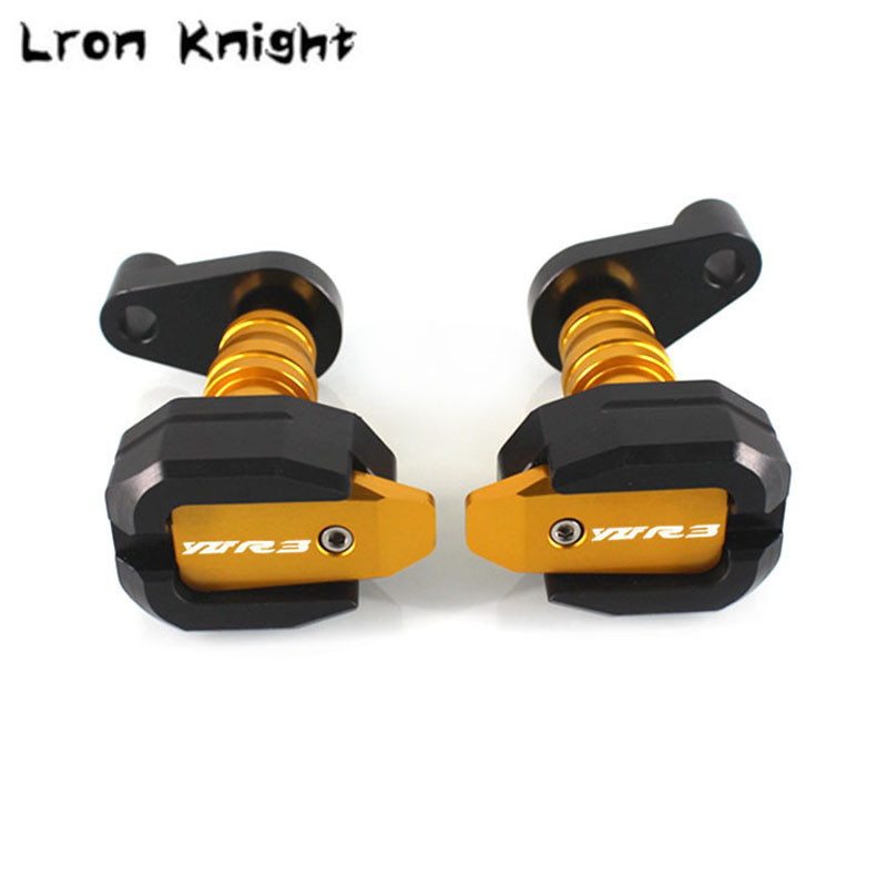 Pentru YAMAHA YZF-R3 YZFR3 YZF R3 2015-2018 Motocicletă CNC Cadrul de protecție împotriva căderii Glisor Carenat Protector Anti-Accident Pad