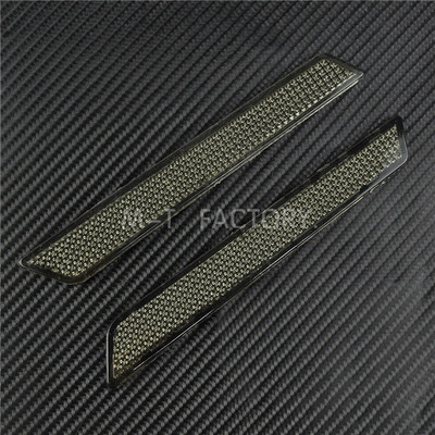 Capac reflector de protecție pentru geanți de șa pentru motocicletă 2 buc din plastic ABS pentru Harley Touring Street Glide Road King FLT/FLHT 2014-2018