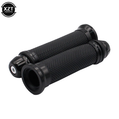 Mâner din cauciuc pentru motocicletă Dirt Bike Mâner de mâner cu pedală pentru motociclete Mânere de ghidon pentru scuter modificate Scop general pentru motociclete de 22 mm