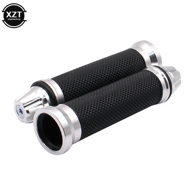 Mâner din cauciuc pentru motocicletă Dirt Bike Mâner de mâner cu pedală pentru motociclete Mânere de ghidon pentru scuter modificate Scop general pentru motociclete de 22 mm