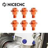 NICECNC M6*12 șurub de protecție a furcii față pentru KTM SX SXF XC XCF EXC EXCF XCW XCFW 125 150 200 250 300 350 400 450 500 530 00-22