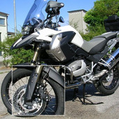 BMW R1200GS / GSA / ADV motociklam R 1150 GS / GSA visu gadu priekšējās dakšas amortizatora aizsargapvalks R 1200 1150 GS