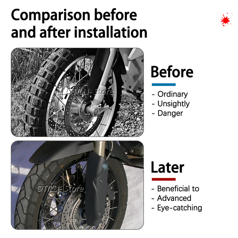 BMW R1200GS / GSA / ADV mootorratta R 1150 GS / GSA jaoks aastaringselt esihargi amortisaatori kaitsekate R 1200 1150 GS