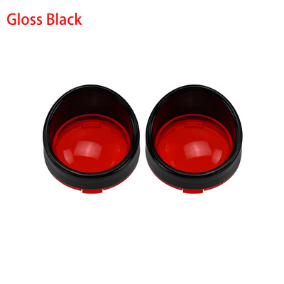 2 buc. lumini de semnalizare pentru motocicletă, lentile, capac, inele pentru viziere, pentru Harley Touring FLHR FXRT Sportster XL Dyna Softail FLHX