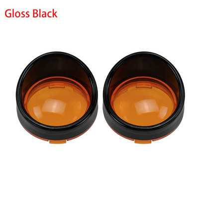2 buc. lumini de semnalizare pentru motocicletă, lentile, capac, inele pentru viziere, pentru Harley Touring FLHR FXRT Sportster XL Dyna Softail FLHX