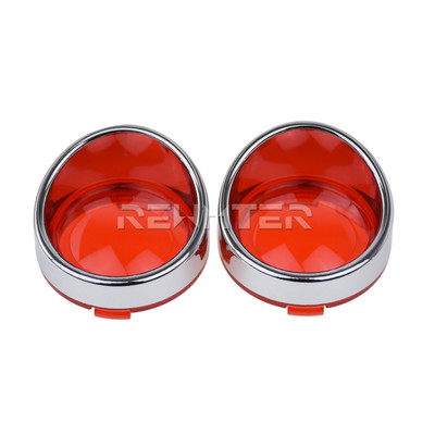 2 buc. lumini de semnalizare pentru motocicletă, lentile, capac, inele pentru viziere, pentru Harley Touring FLHR FXRT Sportster XL Dyna Softail FLHX