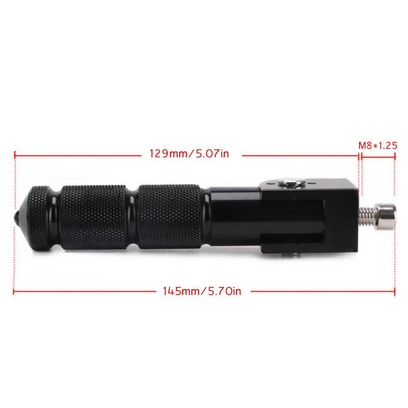 Pedale universale de 8 mm Suport pentru picioare pliat pentru motociclete, biciclete, vehicule electrice, mopede, karturi, scutere