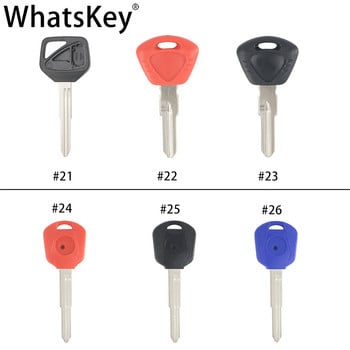 WhatsKey Replace Uncut Blank Blade Key μοτοσικλέτας για Suzuki Για Honda Για Kawasaki Για Ducati Για Aprilia Για BMW Για Yamaha