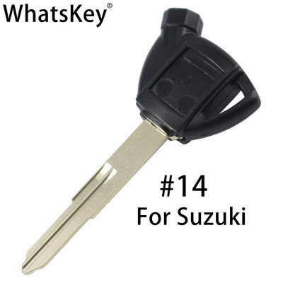WhatsKey Înlocuiește cheia de motocicletă cu lamă goală netăiată pentru Suzuki pentru Honda pentru Kawasaki pentru Ducati pentru Aprilia pentru BMW pentru Yamaha