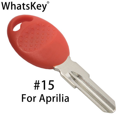 WhatsKey Înlocuiește cheia de motocicletă cu lamă goală netăiată pentru Suzuki pentru Honda pentru Kawasaki pentru Ducati pentru Aprilia pentru BMW pentru Yamaha