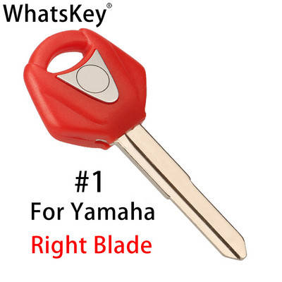WhatsKey Înlocuiește cheia de motocicletă cu lamă goală netăiată pentru Suzuki pentru Honda pentru Kawasaki pentru Ducati pentru Aprilia pentru BMW pentru Yamaha