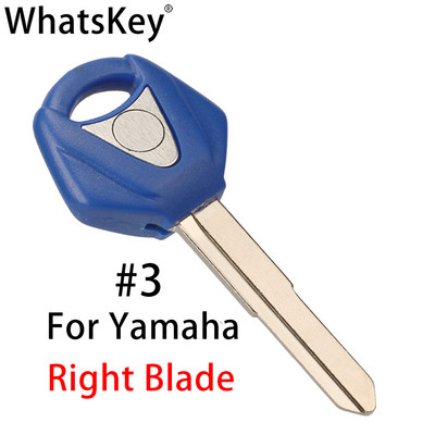 WhatsKey Înlocuiește cheia de motocicletă cu lamă goală netăiată pentru Suzuki pentru Honda pentru Kawasaki pentru Ducati pentru Aprilia pentru BMW pentru Yamaha