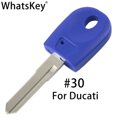 WhatsKey Înlocuiește cheia de motocicletă cu lamă goală netăiată pentru Suzuki pentru Honda pentru Kawasaki pentru Ducati pentru Aprilia pentru BMW pentru Yamaha