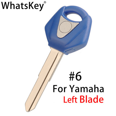 WhatsKey Înlocuiește cheia de motocicletă cu lamă goală netăiată pentru Suzuki pentru Honda pentru Kawasaki pentru Ducati pentru Aprilia pentru BMW pentru Yamaha
