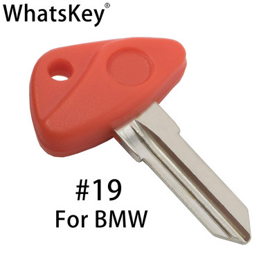 WhatsKey Înlocuiește cheia de motocicletă cu lamă goală netăiată pentru Suzuki pentru Honda pentru Kawasaki pentru Ducati pentru Aprilia pentru BMW pentru Yamaha