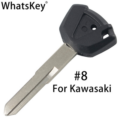 WhatsKey Înlocuiește cheia de motocicletă cu lamă goală netăiată pentru Suzuki pentru Honda pentru Kawasaki pentru Ducati pentru Aprilia pentru BMW pentru Yamaha