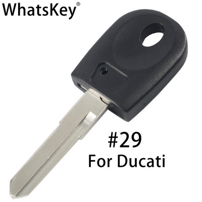 WhatsKey Înlocuiește cheia de motocicletă cu lamă goală netăiată pentru Suzuki pentru Honda pentru Kawasaki pentru Ducati pentru Aprilia pentru BMW pentru Yamaha