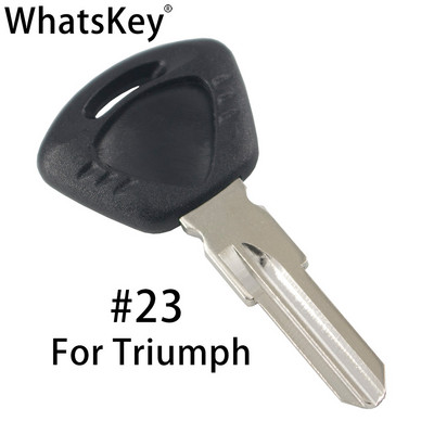 WhatsKey Înlocuiește cheia de motocicletă cu lamă goală netăiată pentru Suzuki pentru Honda pentru Kawasaki pentru Ducati pentru Aprilia pentru BMW pentru Yamaha