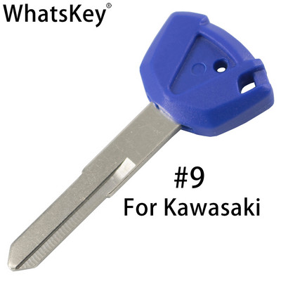 WhatsKey Înlocuiește cheia de motocicletă cu lamă goală netăiată pentru Suzuki pentru Honda pentru Kawasaki pentru Ducati pentru Aprilia pentru BMW pentru Yamaha