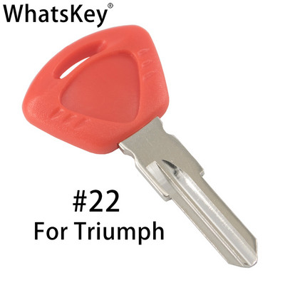 WhatsKey Înlocuiește cheia de motocicletă cu lamă goală netăiată pentru Suzuki pentru Honda pentru Kawasaki pentru Ducati pentru Aprilia pentru BMW pentru Yamaha