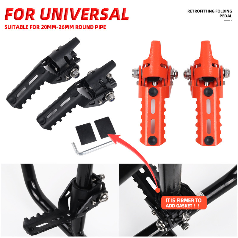 Pentru Royal Enfield classic 350 500 Accesorii pentru motociclete Sujere pentru picioare pentru autostradă Suporturi pliante pentru picioare Diametru 20mm - 26mm