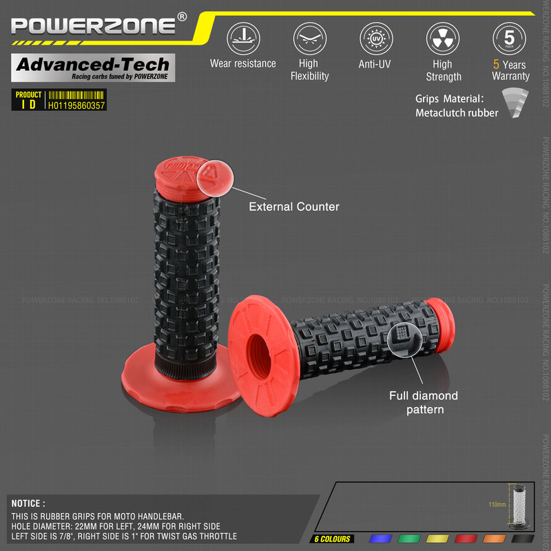 MX gel ca pentru 7/8" ghidon albastru deschis mânere de pernă mx pentru motocicletă moto supermoto pitbike dirt pit bike transport gratuit