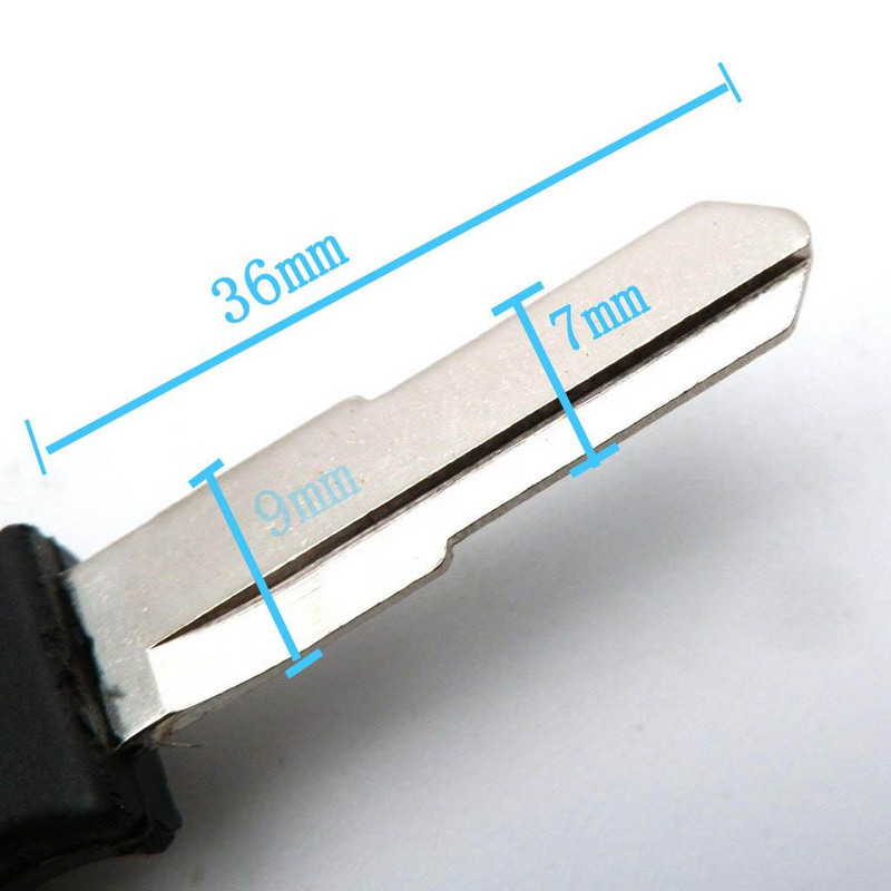 Pachet de 2/5/10 buc chei goale netăiate pentru unele scutere chinezești, motociclete, cu canale pentru lama dreaptă