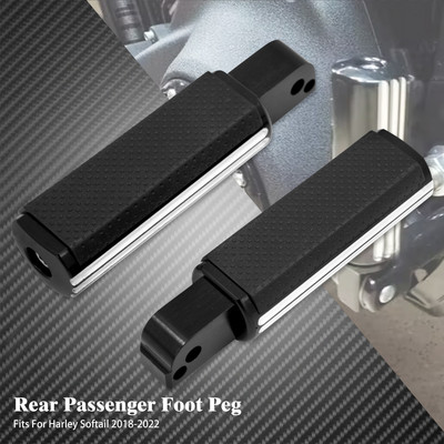 Plăci de podea pentru pasager din spate pentru motocicleta Suport pentru picioare Defiance Suport pentru picioare pentru Harley Softail Breakout Slim Fat Boy 18-22
