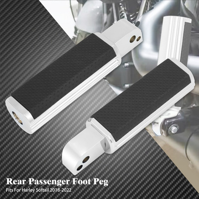 Plăci de podea pentru pasager din spate pentru motocicleta Suport pentru picioare Defiance Suport pentru picioare pentru Harley Softail Breakout Slim Fat Boy 18-22