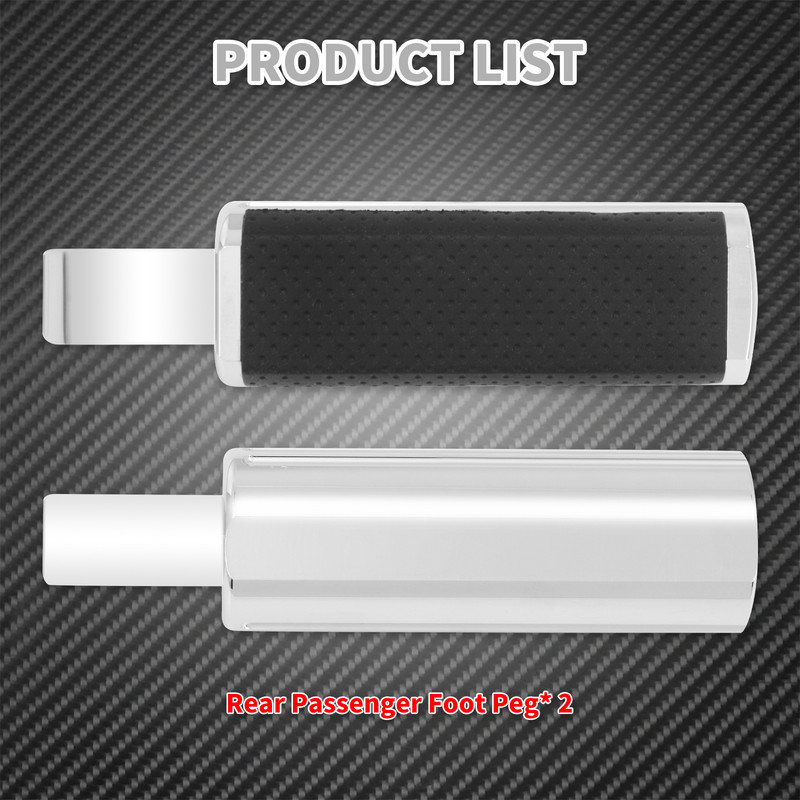 Plăci de podea pentru pasager din spate pentru motocicleta Suport pentru picioare Defiance Suport pentru picioare pentru Harley Softail Breakout Slim Fat Boy 18-22