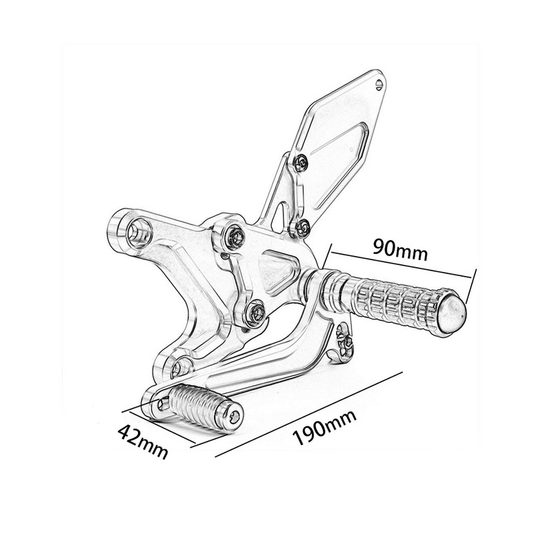 Pentru Kawasaki Z 900 Z900 RS Z900RS 2018-2023 Ajustare Picior Motociclete Suporturi Rearset Rearset Suport pentru picioare Accesorii