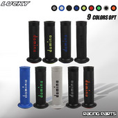 7/8 "22 24mm mâner pentru motociclete pentru KTM YAMAHA Universal Pit Bike Motocross Motocicletă din cauciuc GEL Domino Grip 9 culori