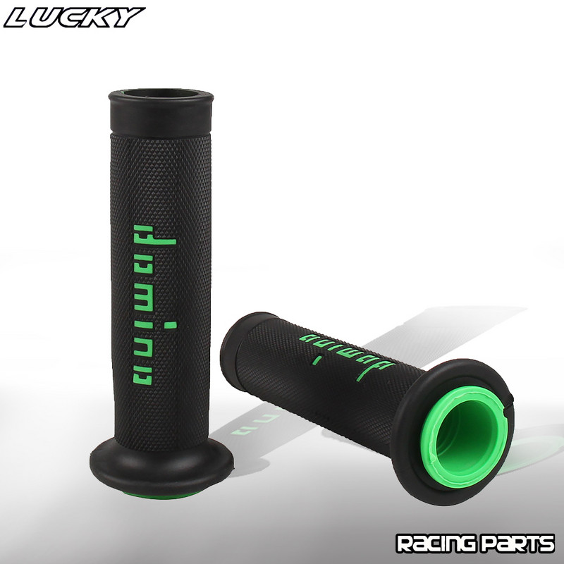 7/8 "22 24mm mâner pentru motociclete pentru KTM YAMAHA Universal Pit Bike Motocross Motocicletă din cauciuc GEL Domino Grip 9 culori