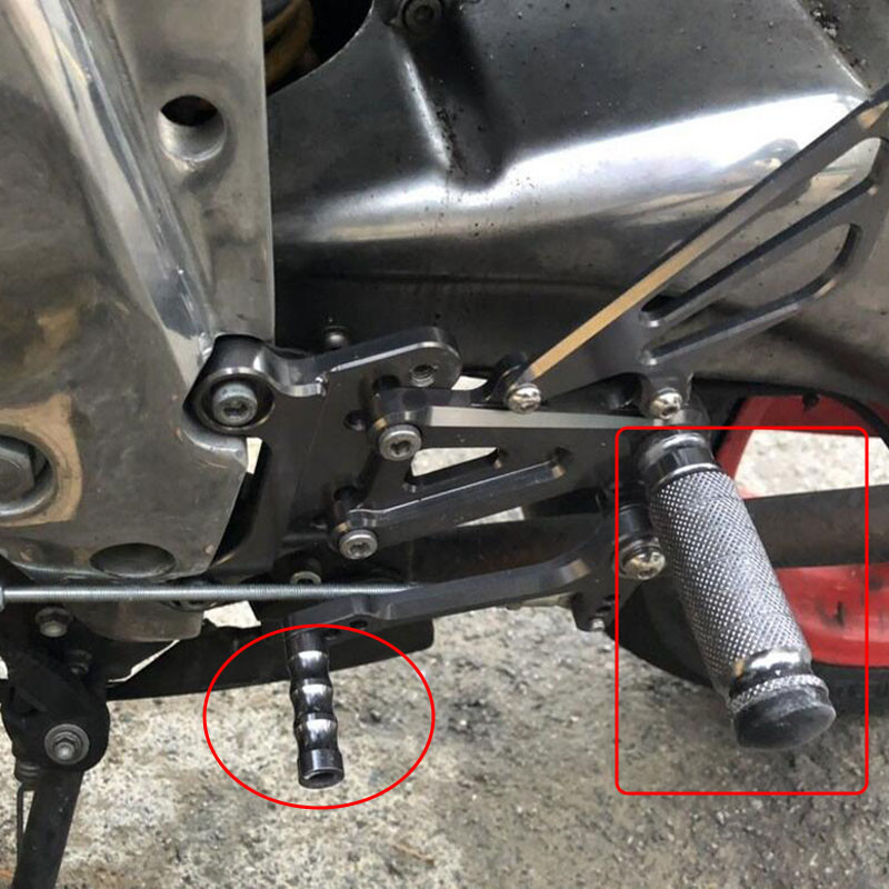 Suporturi din spate pentru motociclete din aluminiu CNC Suport pentru picioare Suport pentru picioare Pedal pentru Yamaha Honda Suzuki Fit Accesorii modificate pentru motociclete