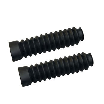 2τμχ Universal Rubber Protector Μοτοσικλέτας μπροστινό κάλυμμα πιρουνιού Protector Gaiters Gators Boot Shock Protector Dust Protector