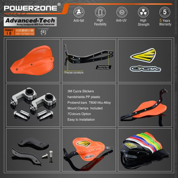 Χειροφύλακες Powerzone Probend Για Honda KTM ADV EXC EnduroHusqvarna TE CRF WRF DRZ KLX τιμόνι μοτοσικλέτας Dirt Bike ATV