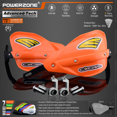 Powerzone Probend kézvédők Honda KTM ADV EXC EnduroHusqvarna TE CRF WRF DRZ KLX motorkerékpár Dirt Bike ATV kormányhoz